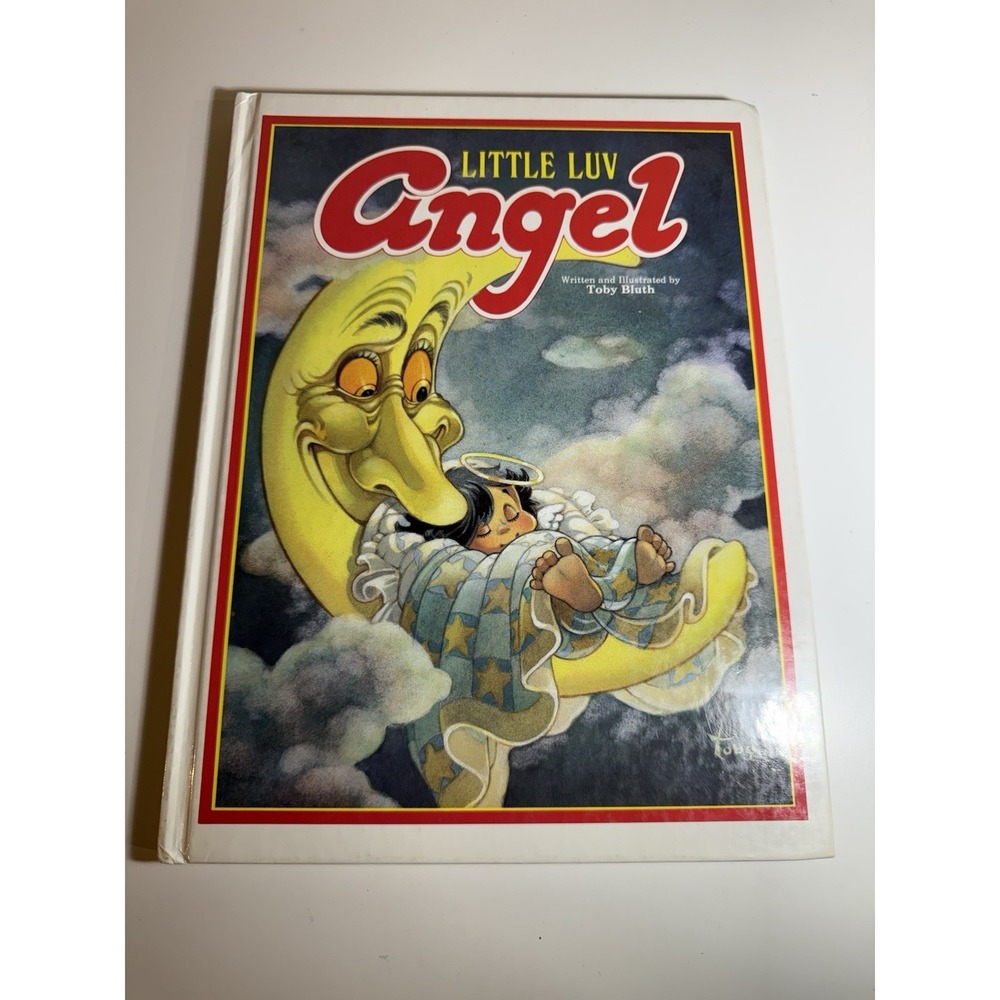 1985 Little Luv Angel Toby Bluth HC Vintage Ideals‎ Illustrated Book